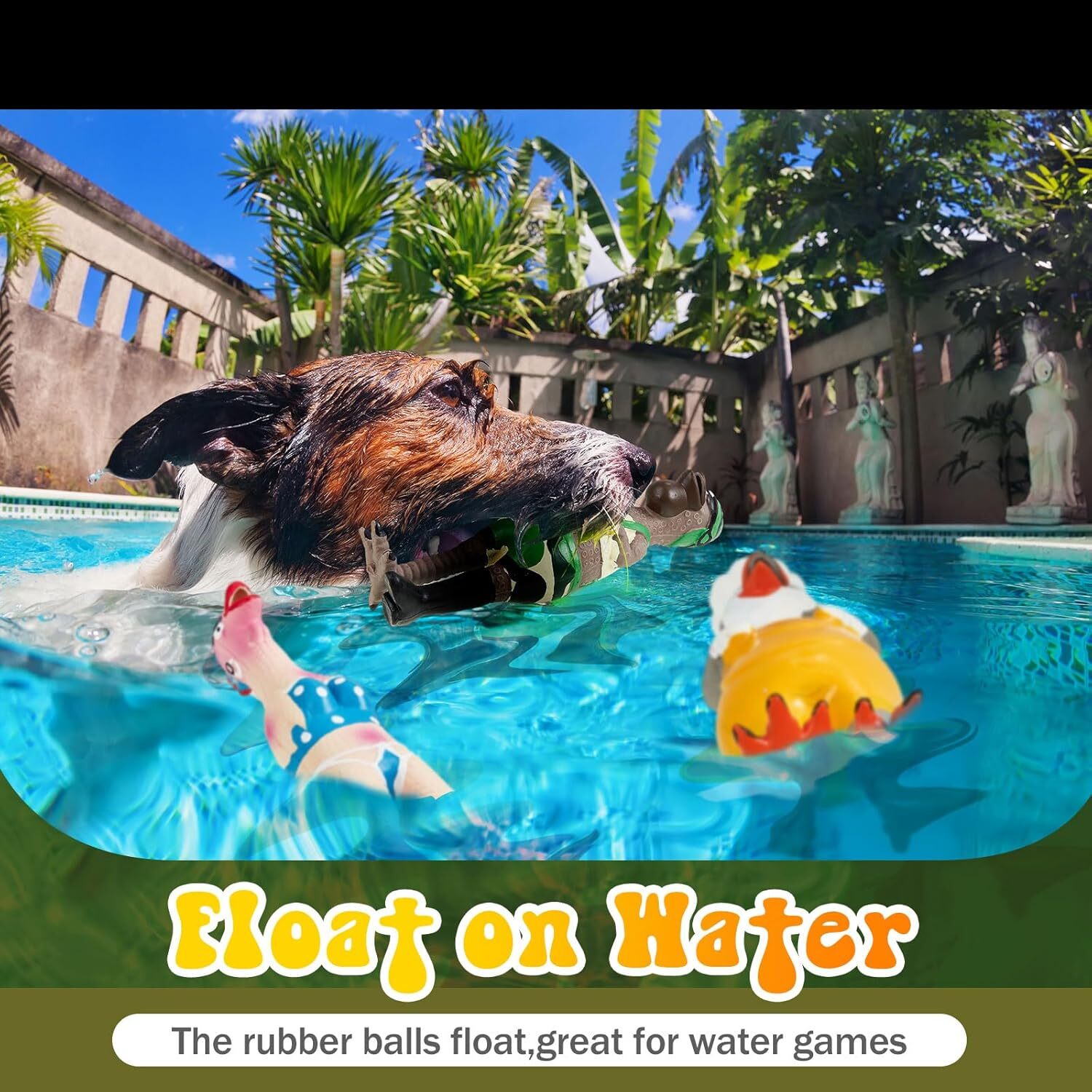 6 Pcs Dog Latex Squeaky Toys Chicken Interactive Toy as pictures shown