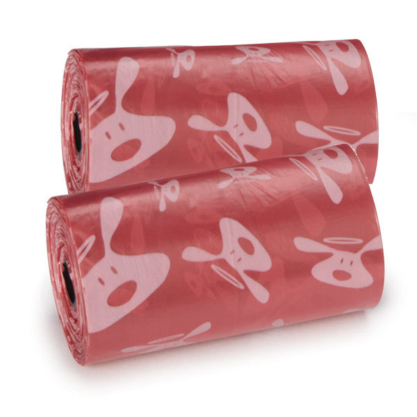Dog is Good Replacement Dog Poop Waste Bags 8-Pack Carton Blush Pink or Black