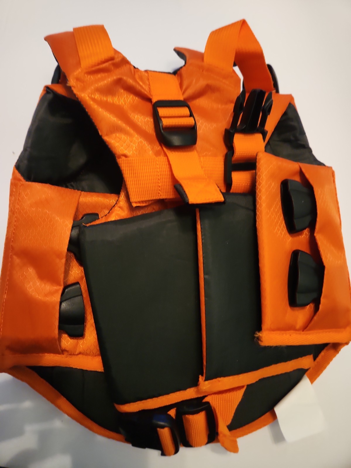 Dog Medium Life Jacket Waterproof Flotation High Viz Orange