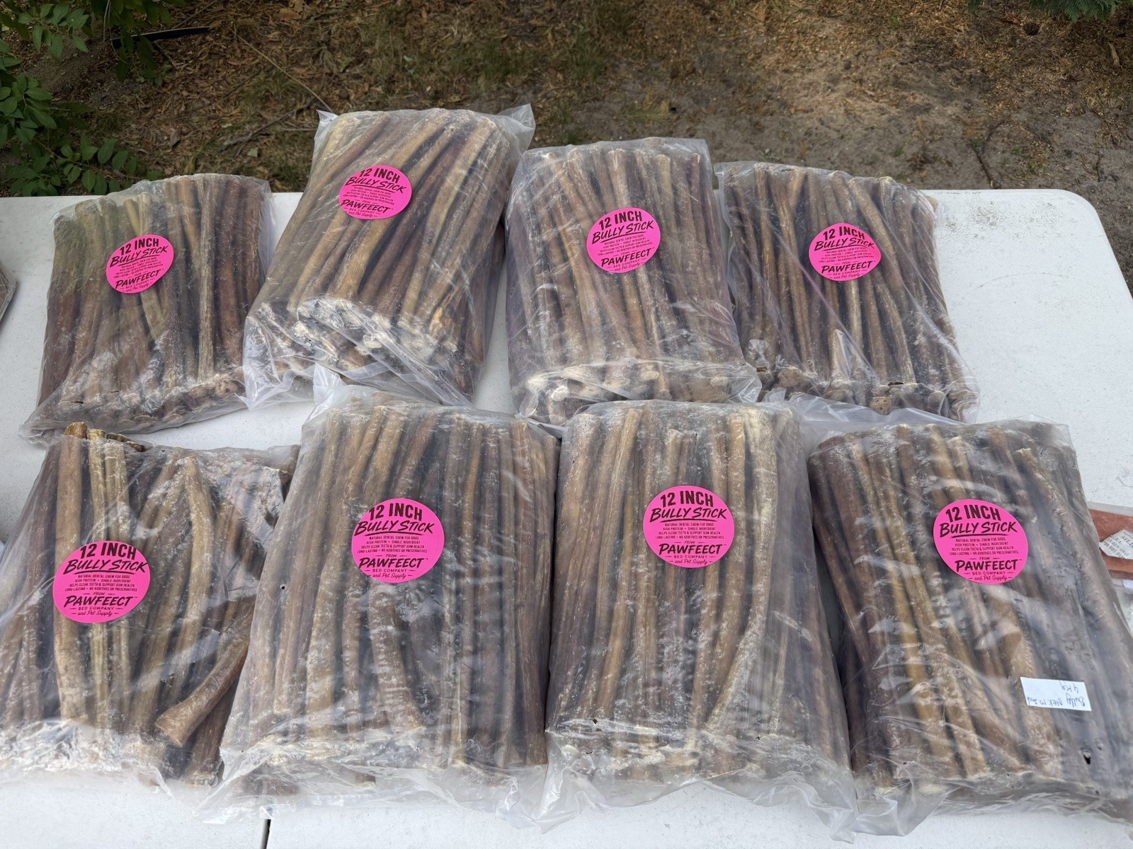 Pawfect 12″ Bully Stick Dog Chews Beef Pizzle Long Lasting Treats No ODOR