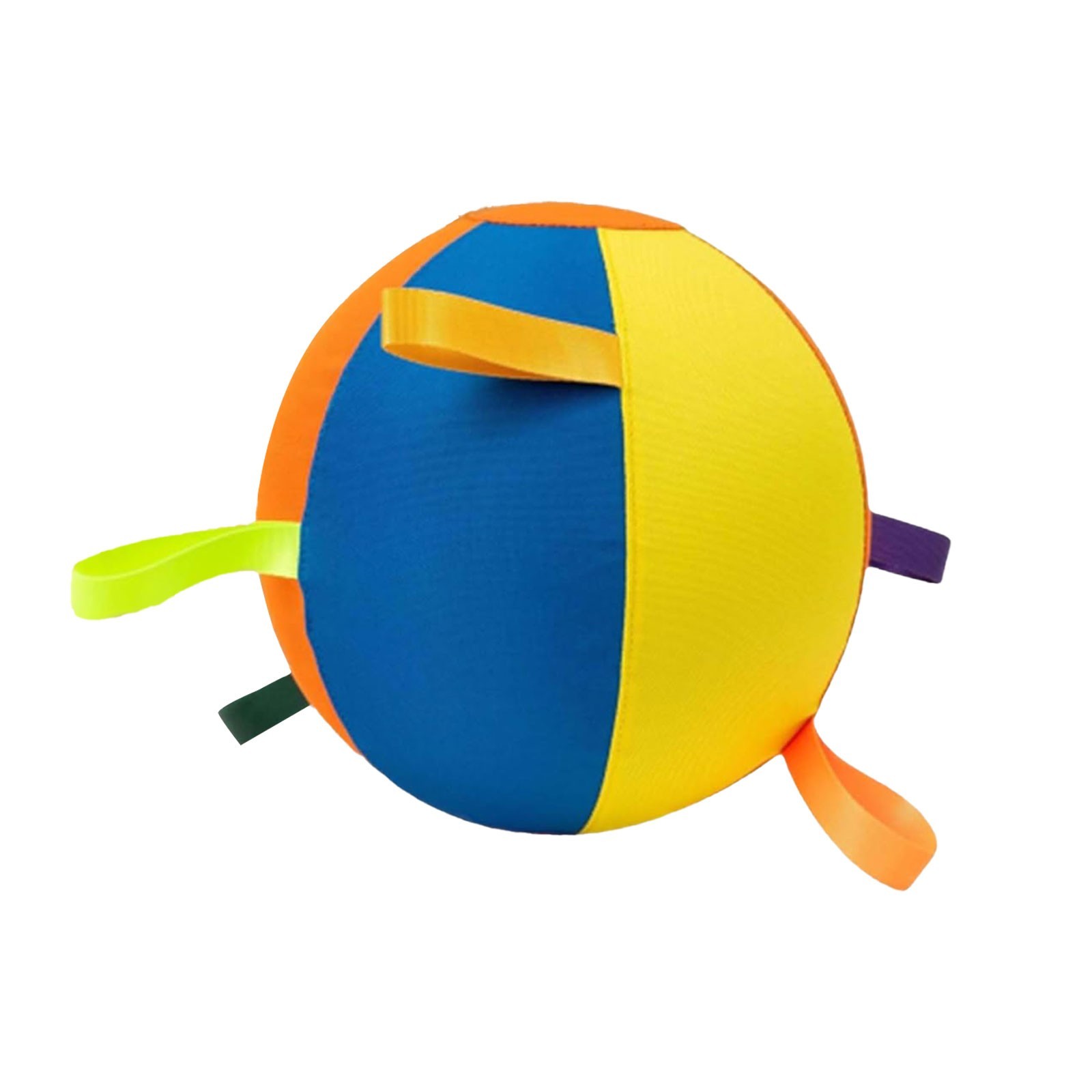 Calming Jumbo Herding Ball, Durable Inflatable Dog Toy with Handle & Pump