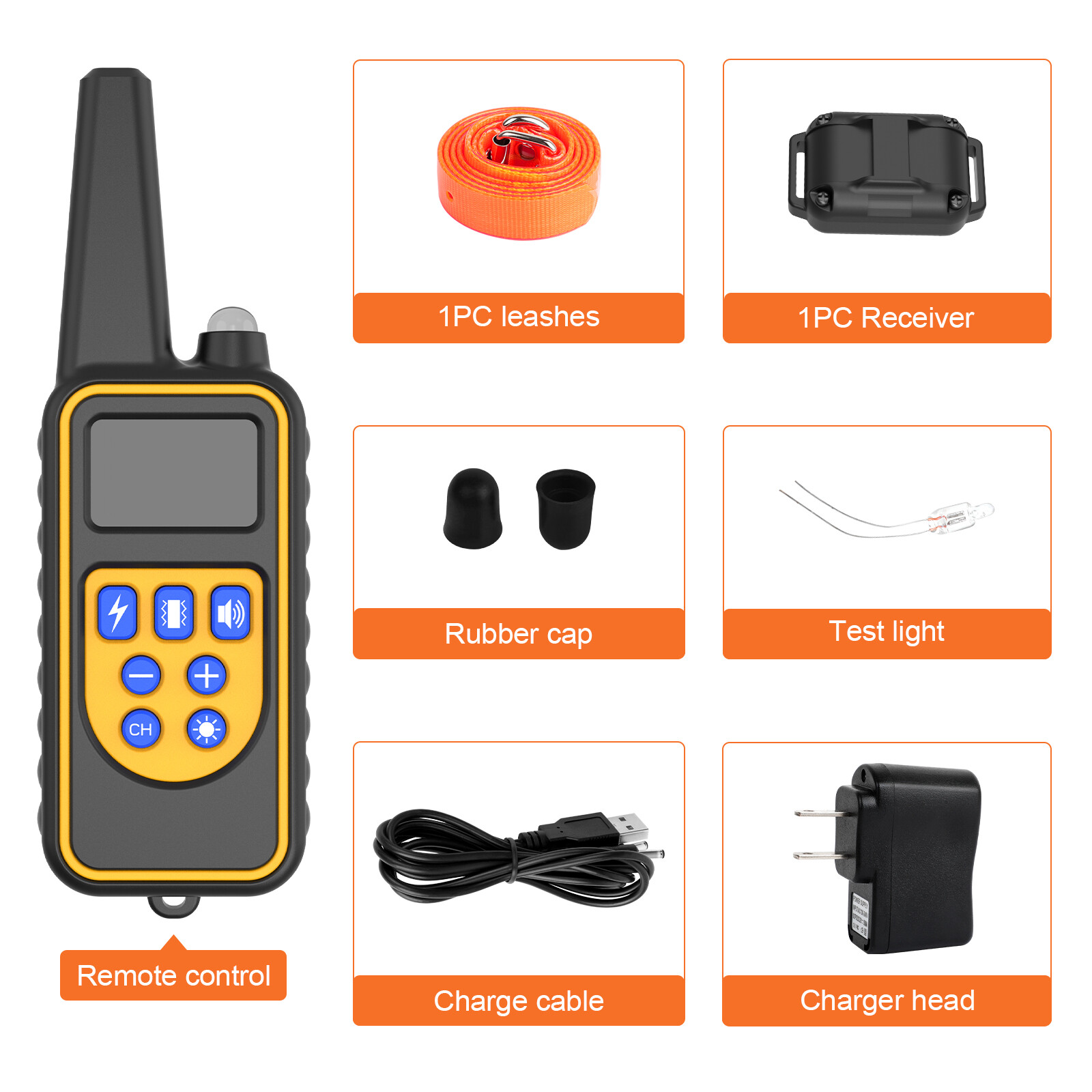 3000 FT Remote Dog Shock Training Collar Rechargeable Waterproof Pet Trainer NEW
