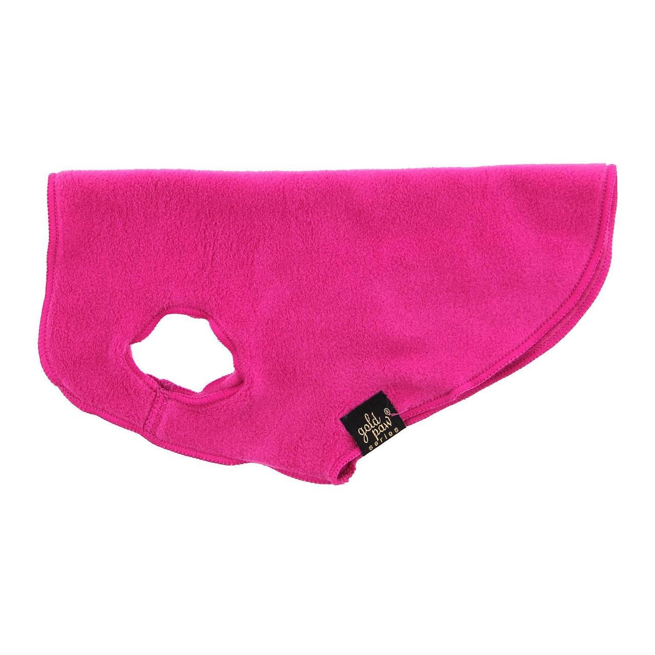 Gold Paw Stretch Fleece Pullover Dog Coat – Fuchsia Pink, Size 24, NEW w/TAGS