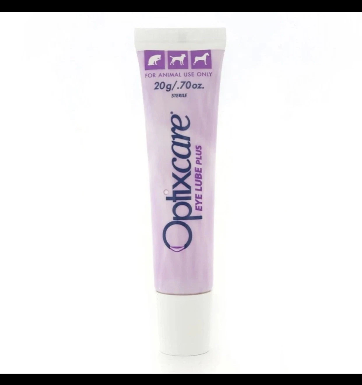 1 pack-Optixcare Eye Lube Plus Hyaluron 20g Purple, Veterinary Ocular Lubricant