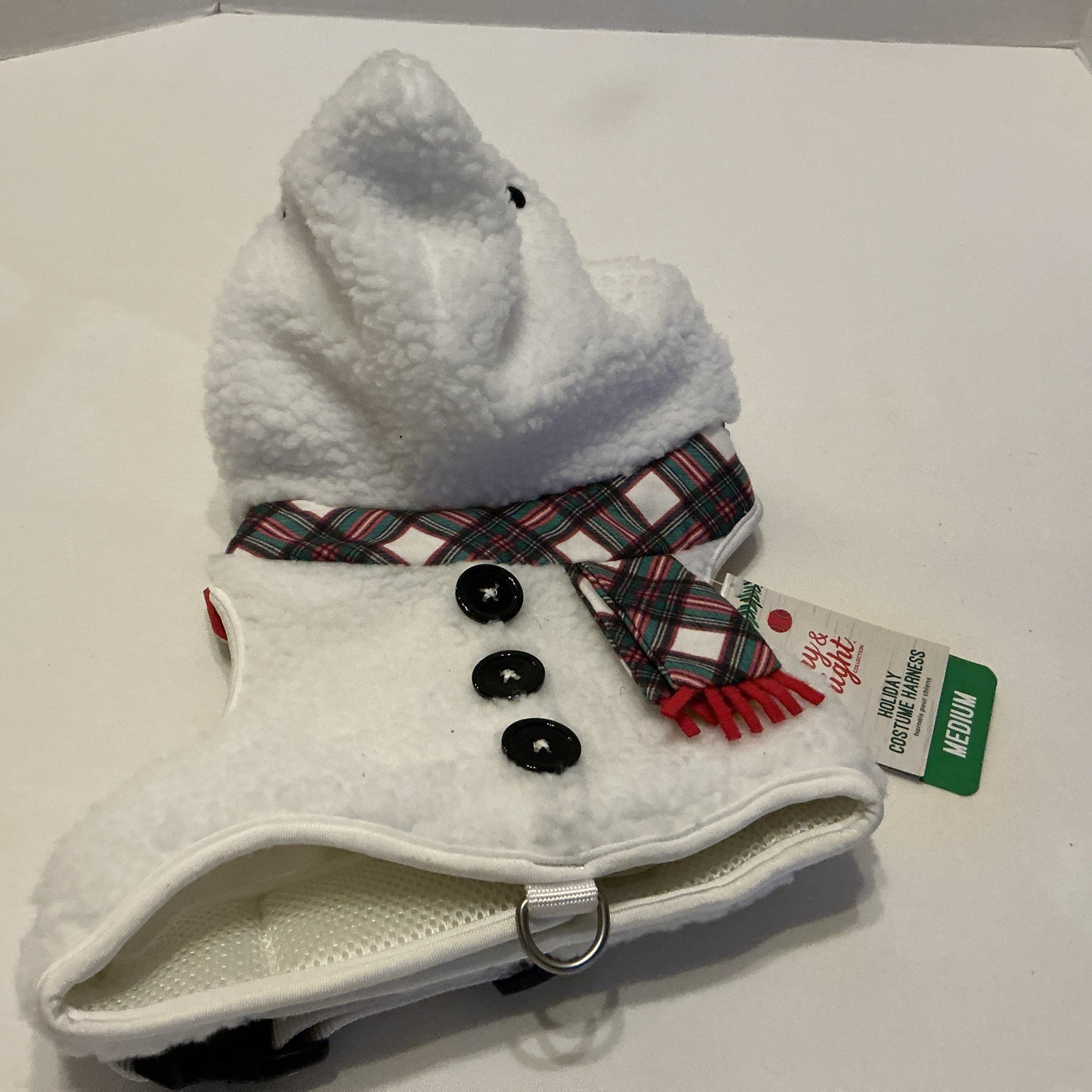 Merry & Bright Holiday Vest Harness SNOWMAN Medium High Quality Comfort Walking