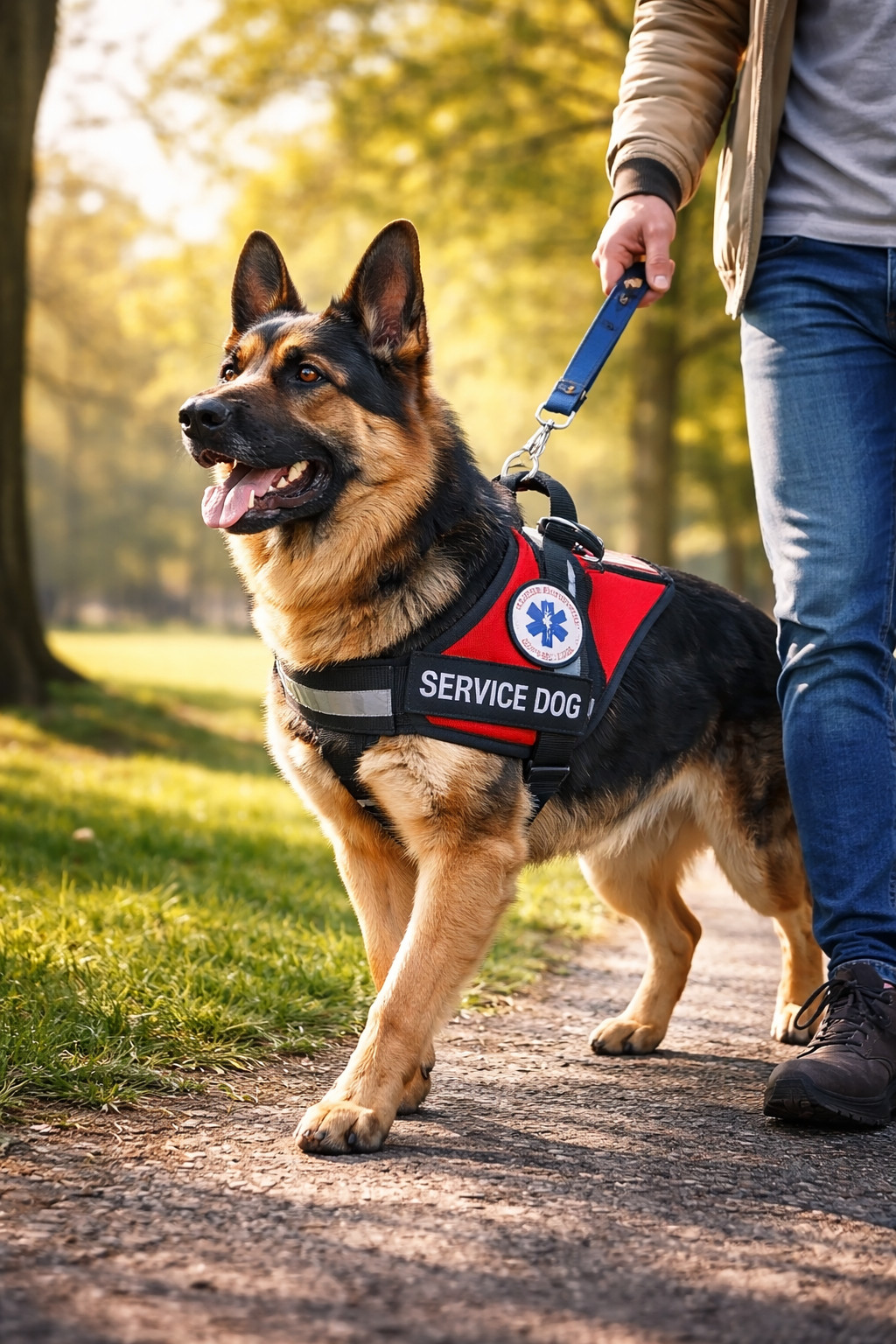 Service Dog Harness Vest Reflective – Patches – Waterproof ALL ACCESS CANINE™