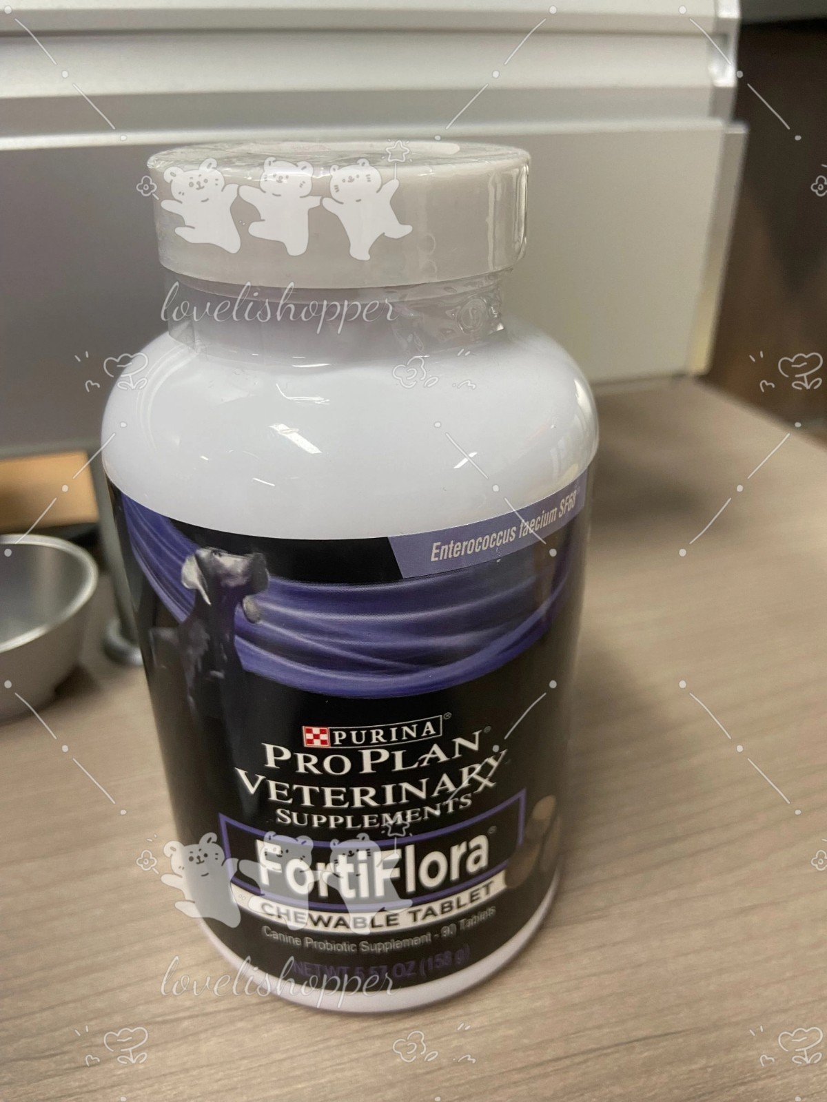 Pυrιnα ƿro ƿlan FortιFIora Probiotic Supplements Dog 90 Chewable Tablet Exp12/27