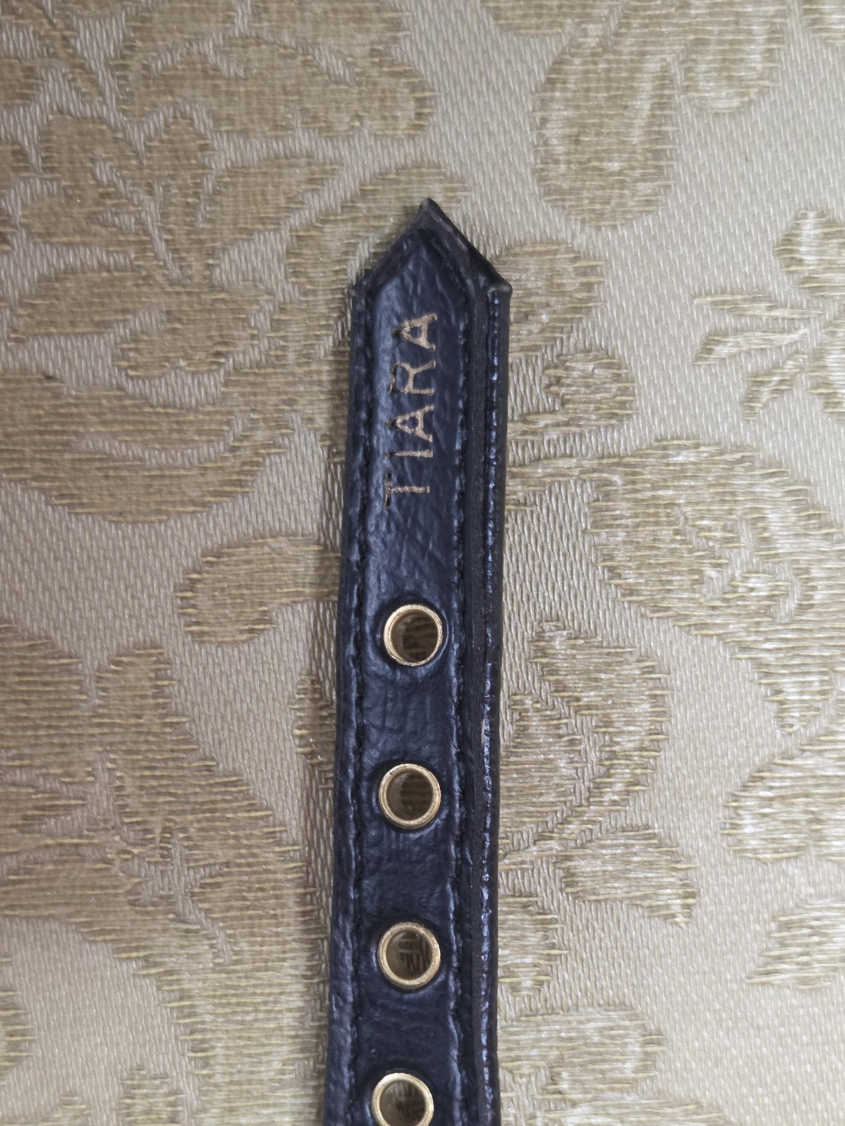Vintage Xtra Small Fancy Collar Size XS Tiara Rhinestones