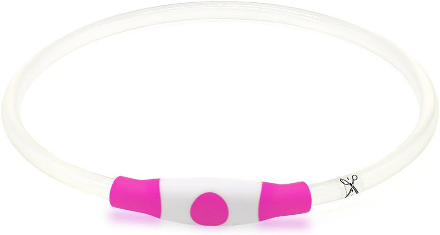 Rechargeable LED Dog Collar – Waterproof Lighted Safety Collar for Night Walks