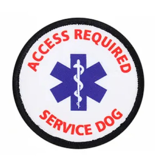 Vest Patches: Service Dog | Therapy | ESA Support Dog | PTSD | ALL ACCESS CANINE