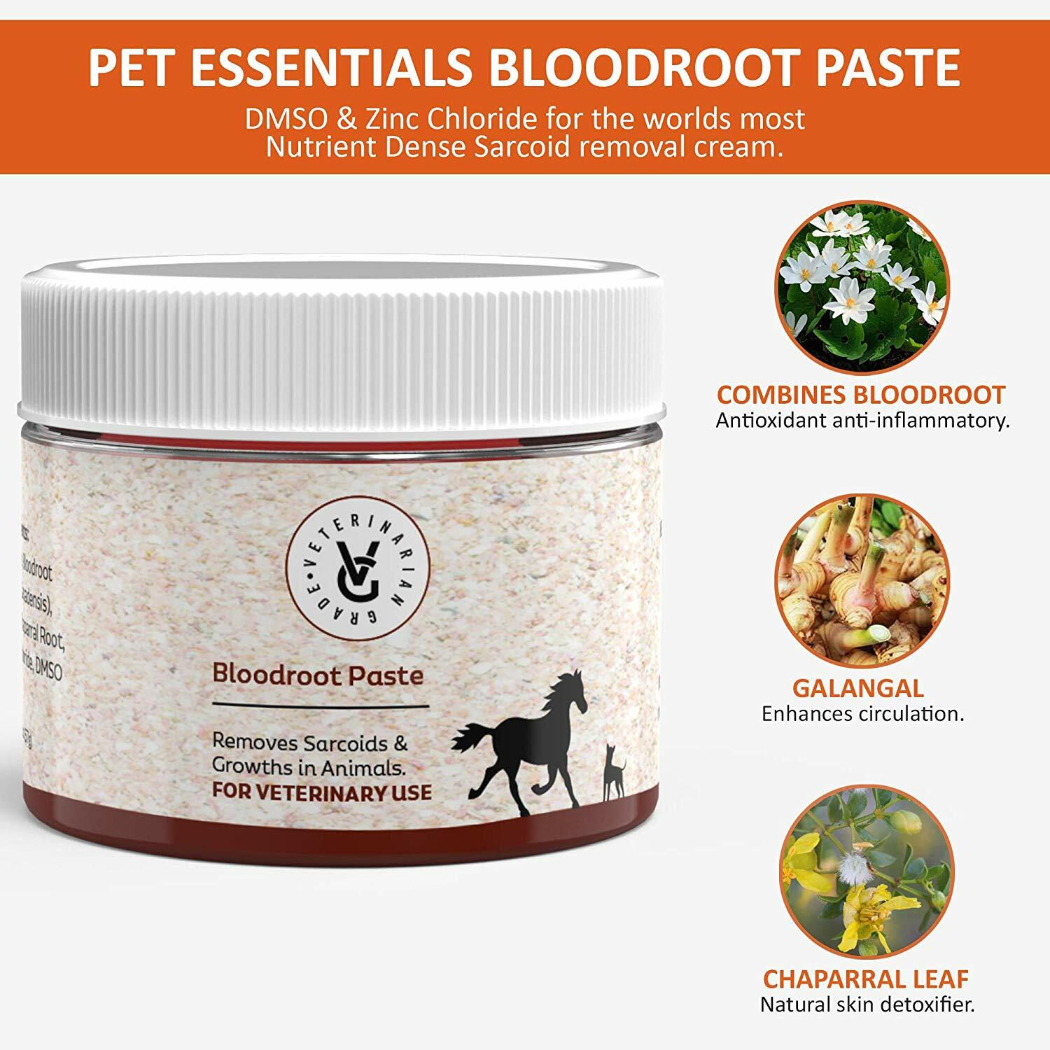 Veterinarian Grade Sarcoid Herbal Paste for The Removal of Sarcoidosis & Growths