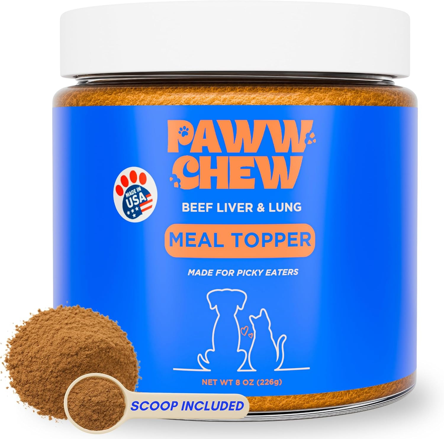 Beef Liver Food Toppers Dogs Cats 100% Natural High Protein Dog Seasoning Food