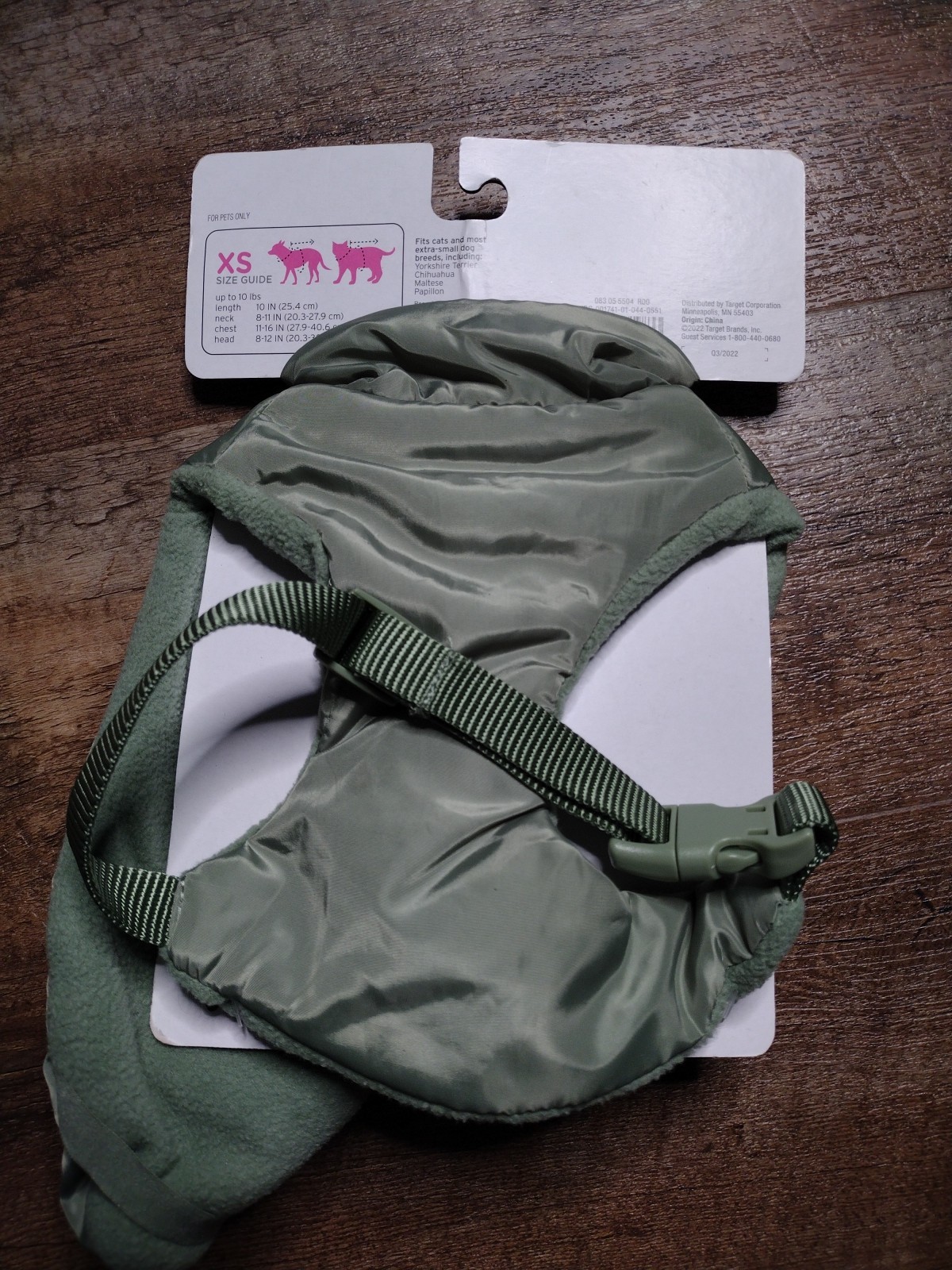 Boots & Barkley Puffer Jacket Xtra Small NEW Green