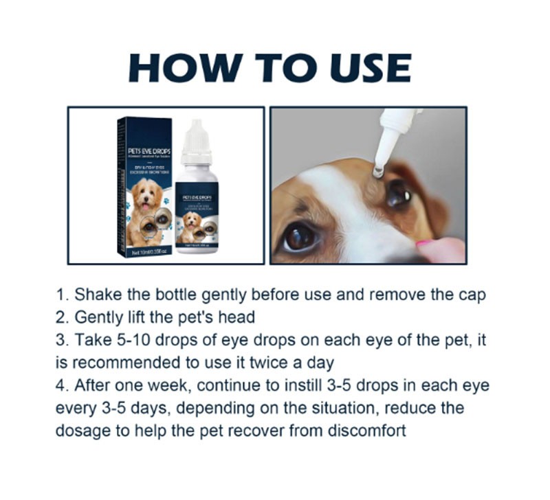 Cataract Drops for Dogs,Dog Eye Drops,Improve Vision Clarity,Improve Eye Visi