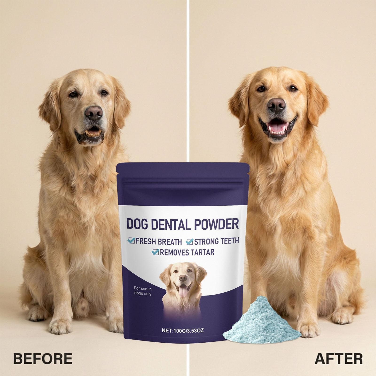 ProDenta All Natural Dog Dental Breath Powder 100g