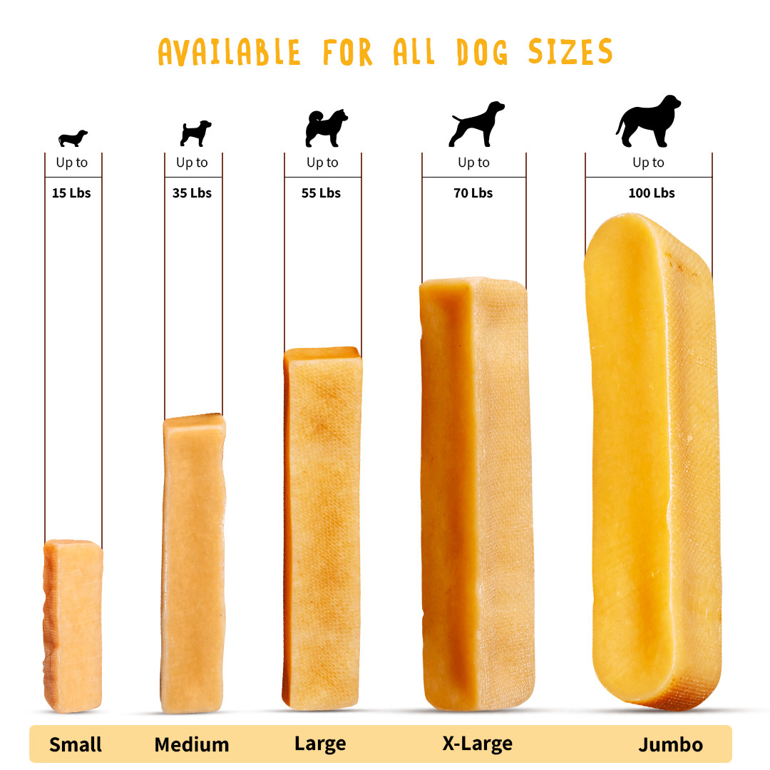 3lbs yak chews bulk, long-lasting natural cheese dog chews, dog dental treats