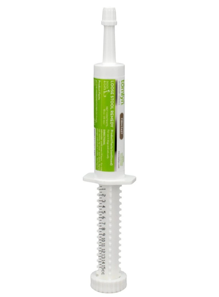 Tomlyn Firm Fast Loose Stool Remedy For Cats & Dogs~ Oral Plunger Application