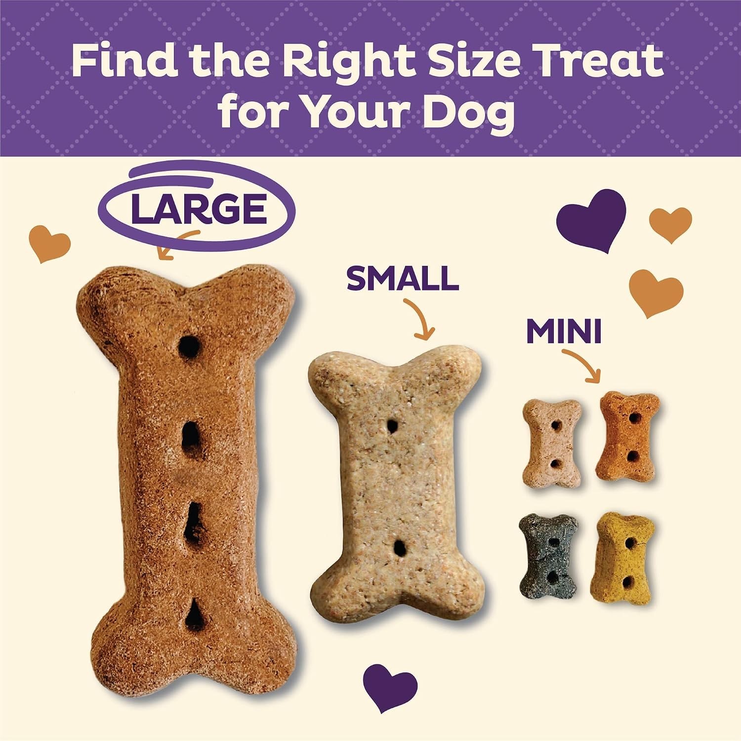Wellness Large Peanut Butter Dog Biscuits, 6lb, Pack of 2