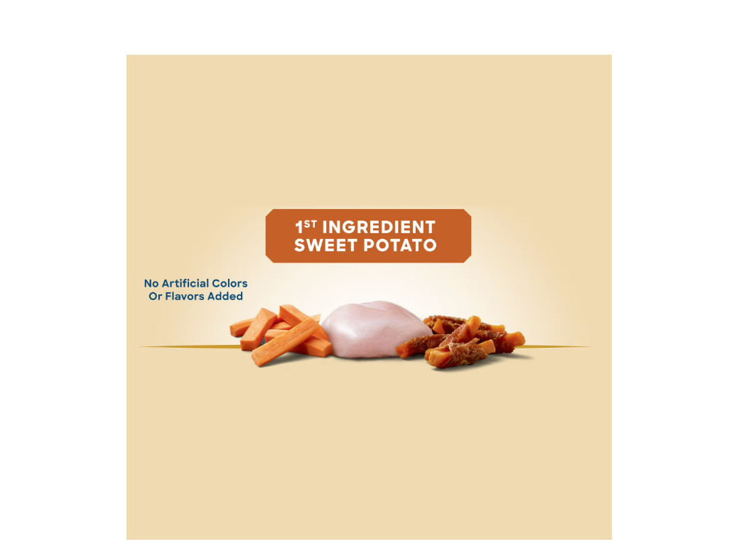 Golden Rewards Sweet Potato Wrapped with Chicken Dog Treats, 64 oz