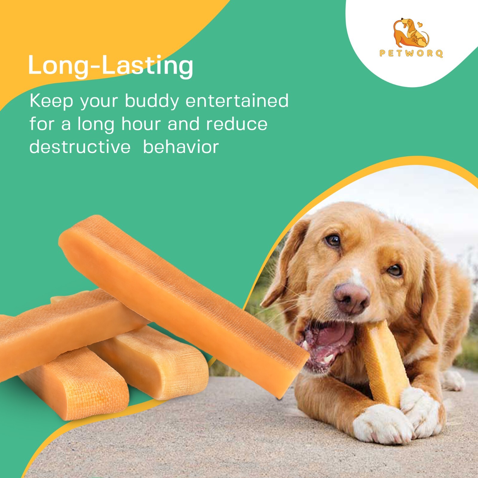 Himalayan Yak chees Dog Chews Yak Milk Cheese Treats – Choices Of Multiple Sizes