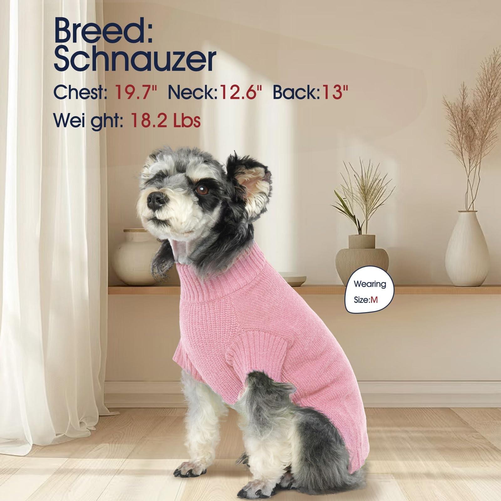 Extra Large Dog Sweater, 3XL Dog Sweater for Large Dogs Girl Boy Ultra Cozy