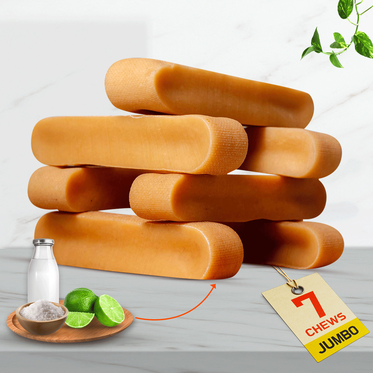 3lbs yak chews bulk, long-lasting natural cheese dog chews, dog dental treats