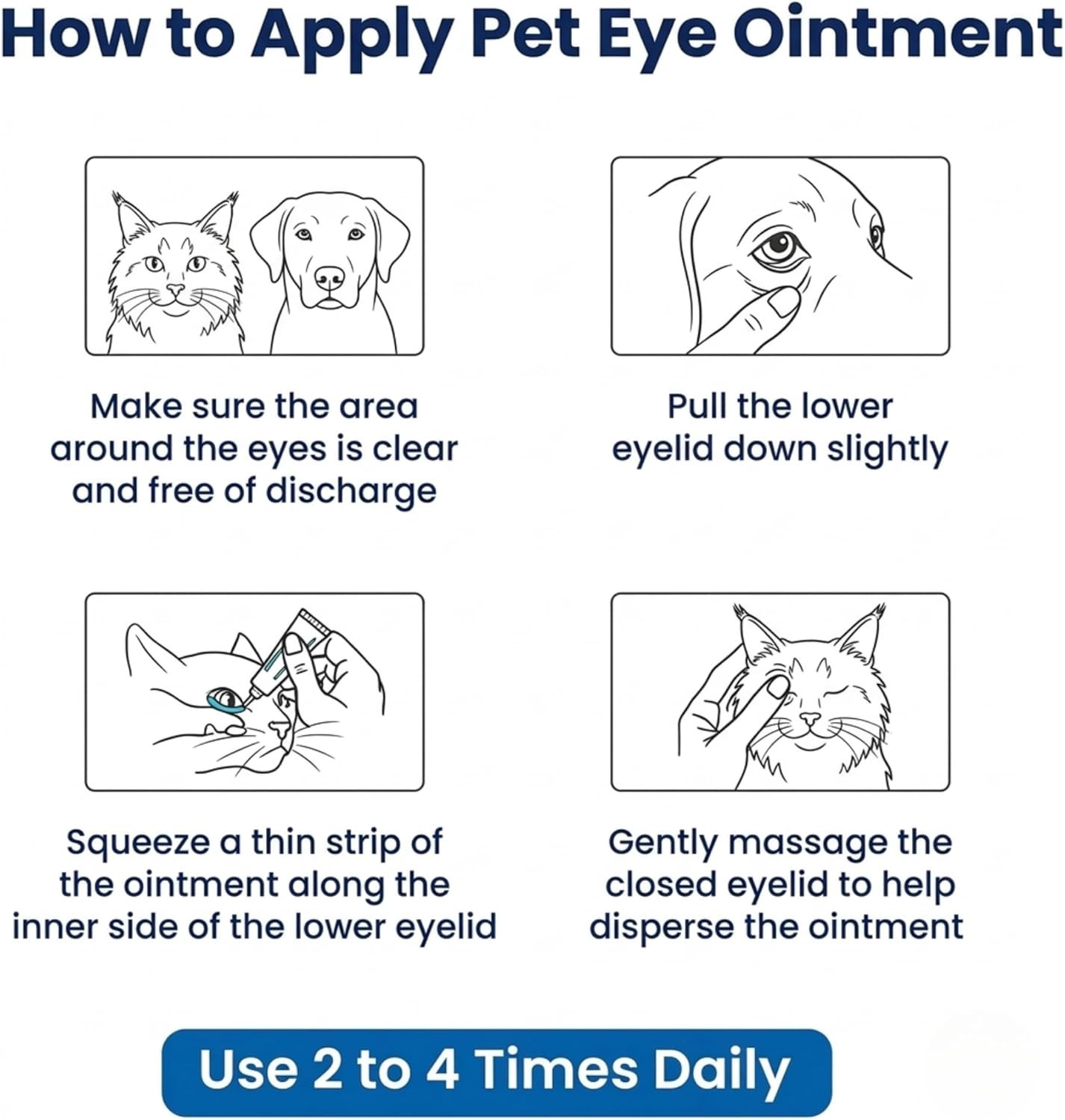 Pet Eye Cream – Vet-Formulated Dog Eye Infection Treatment, Pink Eye Relief, Con