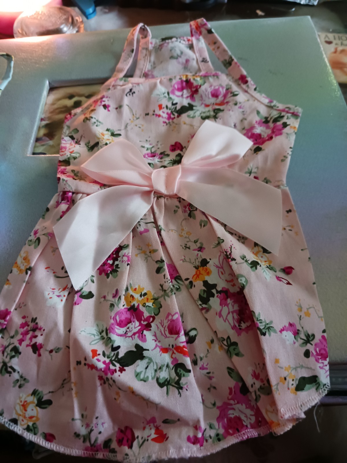 HANDMADE DOG DRESSES FOR XTRA SMALL DOG LESS THAN 8 LBS