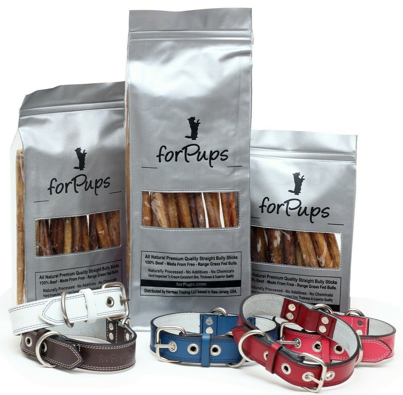 forPups Bully Sticks for Dogs (Per Pound) – Fully Organic – Jumbo Size
