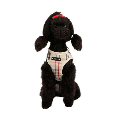 Puppia Dog Harness Vest No Pull Adjustable Junior Pink Black Beige XS S M L XL